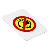 NO Cry Babies ⚠ Thai Airport Sign ⚠ Magneet (Rechterzijde)