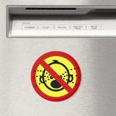 NO Cry Babies ⚠ Thai Airport Sign ⚠ Magneet (Insitu (Vaatwasser))