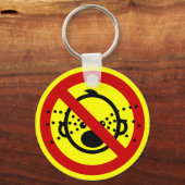 NO Cry Babies ⚠ Thai Airport Sign ⚠ Sleutelhanger (Voorkant)