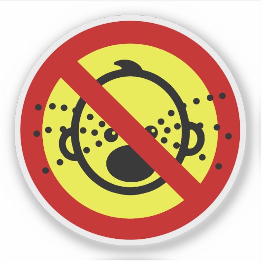 NO Cry Babies ⚠ Thai Airport Sign ⚠ Sticker (Voorkant)