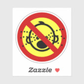 NO Cry Babies ⚠ Thai Airport Sign ⚠ Sticker (Vel)