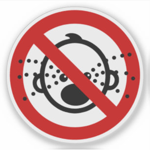 NO Cry Babies ⚠ Thai Airport Sign ⚠ Sticker