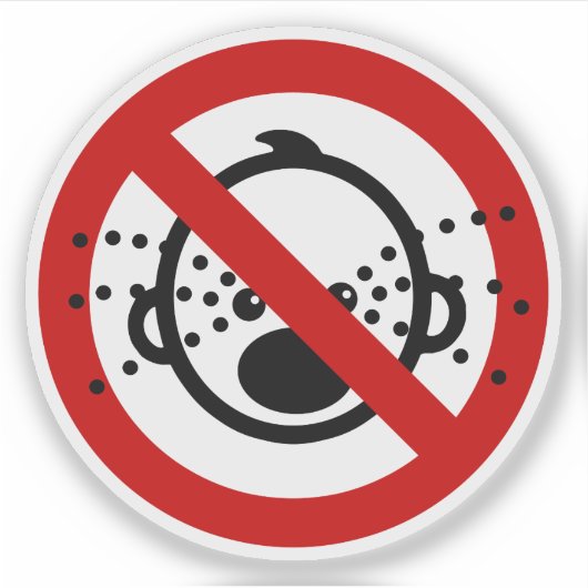 NO Cry Babies ⚠ Thai Airport Sign ⚠ Sticker (Voorkant)