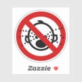 NO Cry Babies ⚠ Thai Airport Sign ⚠ Sticker (Vel)