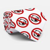 NO Cry Babies ⚠ Thai Airport Sign ⚠ Stropdas (Opgerold)