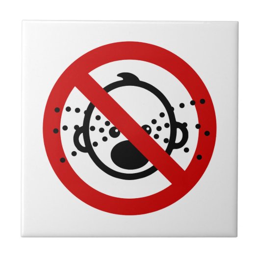 NO Cry Babies ⚠ Thai Airport Sign ⚠ Tegeltje (Voorkant)