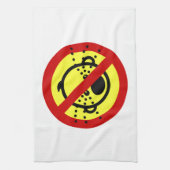 NO Cry Babies ⚠ Thai Airport Sign ⚠ Theedoek (Verticaal)