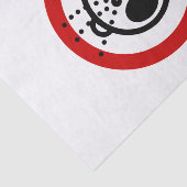 NO Cry Babies ⚠ Thai Airport Sign ⚠ Tissuepapier (Detail)