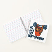 No day off winter grind notitieboek (Binnen)