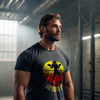 No Days Off Gym T-Shirt | Alpha Warrior Workout 