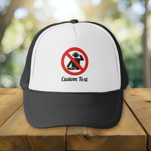 No-dj zone trucker hoed pet