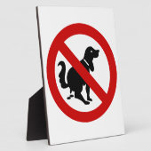 NO Dog Fouling ⚠ Thai Sign ⚠ Fotoplaat (Zijkant)