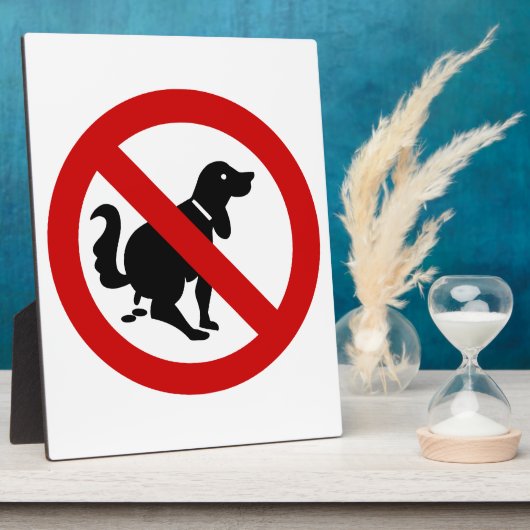 NO Dog Fouling ⚠ Thai Sign ⚠ Fotoplaat (Zijkant)