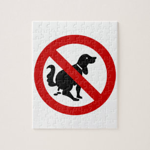 NO Dog Fouling ⚠ Thai Sign ⚠ Legpuzzel