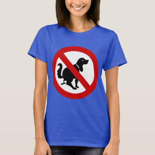 NO Dog Fouling ⚠ Thai Sign ⚠ T-shirt