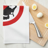 NO Dog Fouling ⚠ Thai Sign ⚠ Theedoek (Quarter Fold)