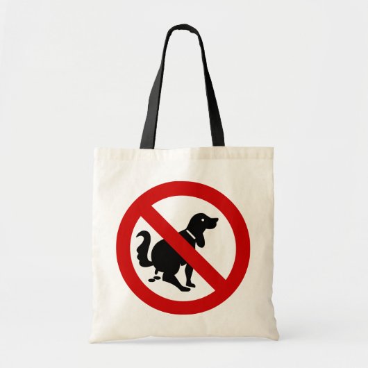 NO Dog Fouling ⚠ Thai Sign ⚠ Tote Bag (Voorkant)