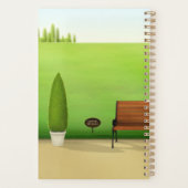 "No Dogs Allowed" Cute Dog Poo in Beauful Park Planner (Achterkant)