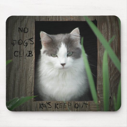 No Dogs Club Muismat (Voorkant)