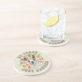 No Drama Just Llamas - Cute Boho Llama Zandsteen Onderzetter (Zijkant)