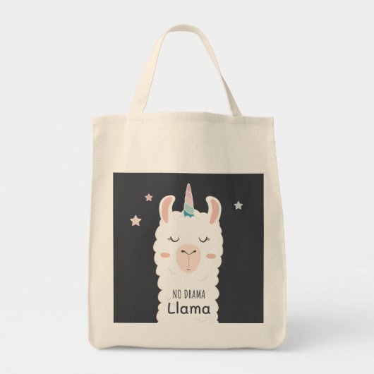 No Drama Lama Tote Bag (Voorkant)