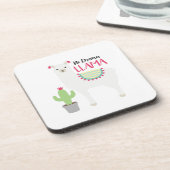 No Drama Llama Bier Onderzetter (Linkerzijde)