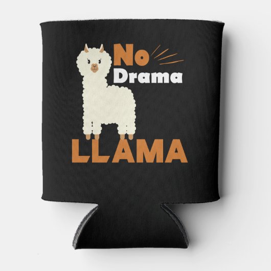 No Drama Llama Blikjeskoeler (Voorkant)