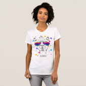 No Drama Llama – Cool Llama Kunstontwerp T-shirt (Voorkant volledig)
