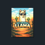 No Drama Llama - Critter Kingdom Canvas Afdruk<br><div class="desc">Welcome to No Drama Llama, the home of chill vibes and funny llama designs. If life feels a little too dramatic, our laid-back llamas are here to remind you to relax, laugh, and keep things simple. From cool cartoon llamas to sarcastic slogans, every design celebrates a drama-free attitude and a...</div>