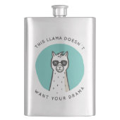 No Drama Llama Flacon (Voorkant)