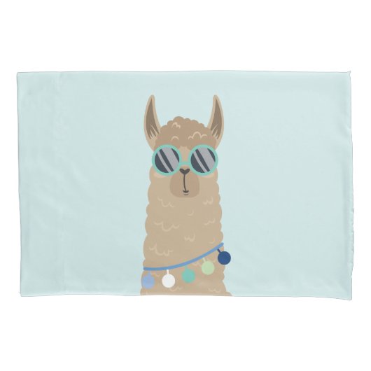 No Drama Llama - Fun Kinder Kussensloop (Voorkant)