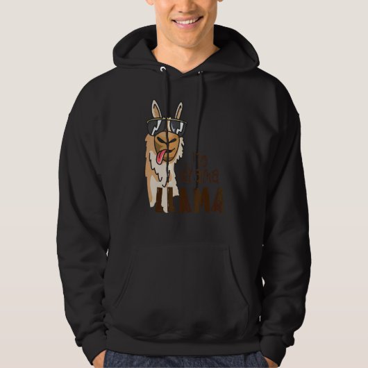 No Drama Llama Hoodie (Voorkant)