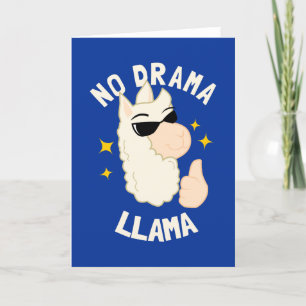 No Drama Llama Kaart