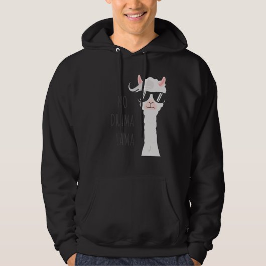 No Drama Llama Llama Hoodie (Voorkant)