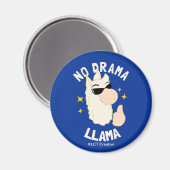 No Drama Llama Magneet (Voorkant / Achterkant)