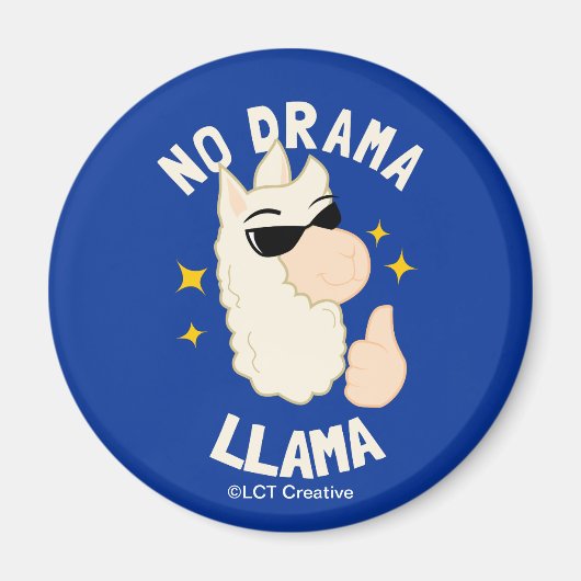 No Drama Llama Magneet (Voorkant)