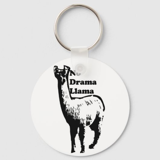 No Drama Llama Sleutelhanger (Voorkant)