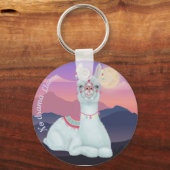 No Drama Llama Sleutelhanger (Voorkant)