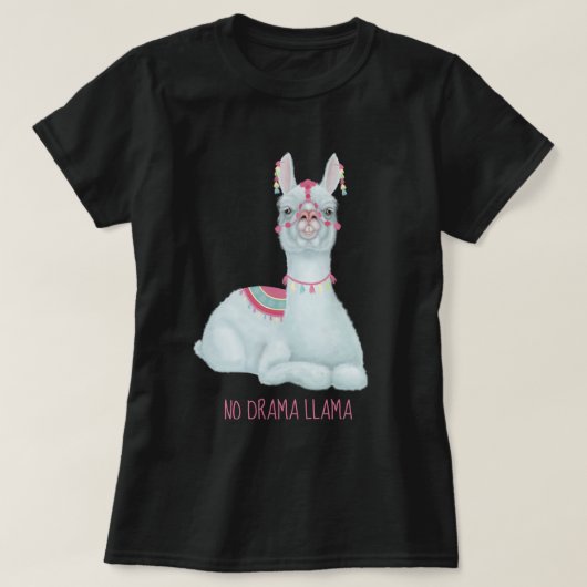 No Drama Llama T-shirt (Design voorkant)