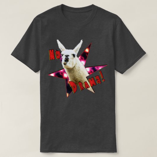 No Drama Llama T-shirt (Design voorkant)