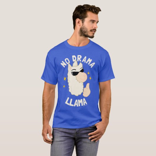 No Drama Llama T-shirt (Voorkant volledig)