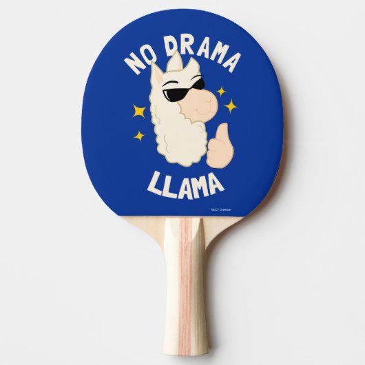 No Drama Llama Tafeltennisbatje (Voorkant)