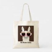 No Drama Llama Tote Bag (Achterkant)