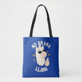 No Drama Llama Tote Bag (Voorkant)