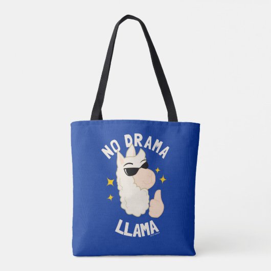 No Drama Llama Tote Bag (Achterkant)