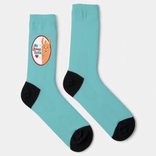 No Drama Llama (Warm) Blauwgroen Sokken