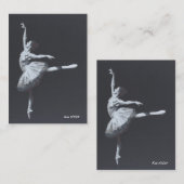 No Drama, Only Freedom, Ballerina Bookmark Notitiekaartje (Voorkant / Achterkant)