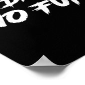 No Drift No Fun Gezegde Quote Funny Racing & D Poster (Hoek)