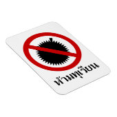 NO Durffruit ⚠ Thaise Taalhandtekeningen ⚠ Magneet (Rechterzijde)
