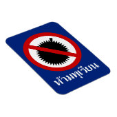 NO Durffruit ⚠ Thaise Taalhandtekeningen ⚠ Magneet (Rechterzijde)